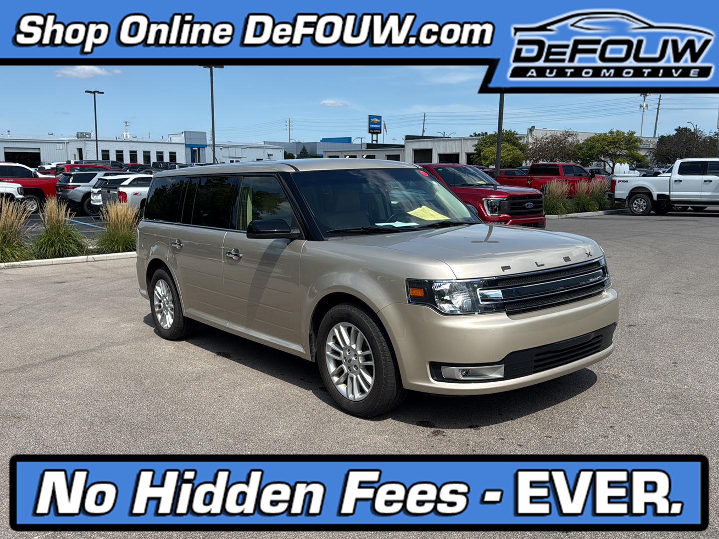 White Gold 2018 Ford Flex SUV / Crossover All-Wheel Drive 6-Speed Automatic