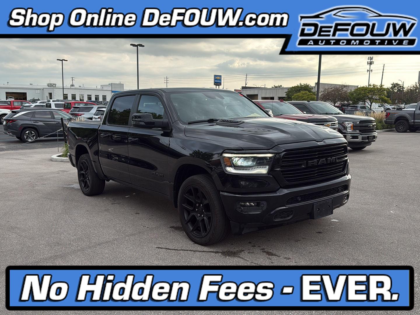 Diamond Black Crystal Pearl 2023 RAM 1500 Pickup Truck 8-Speed Automatic