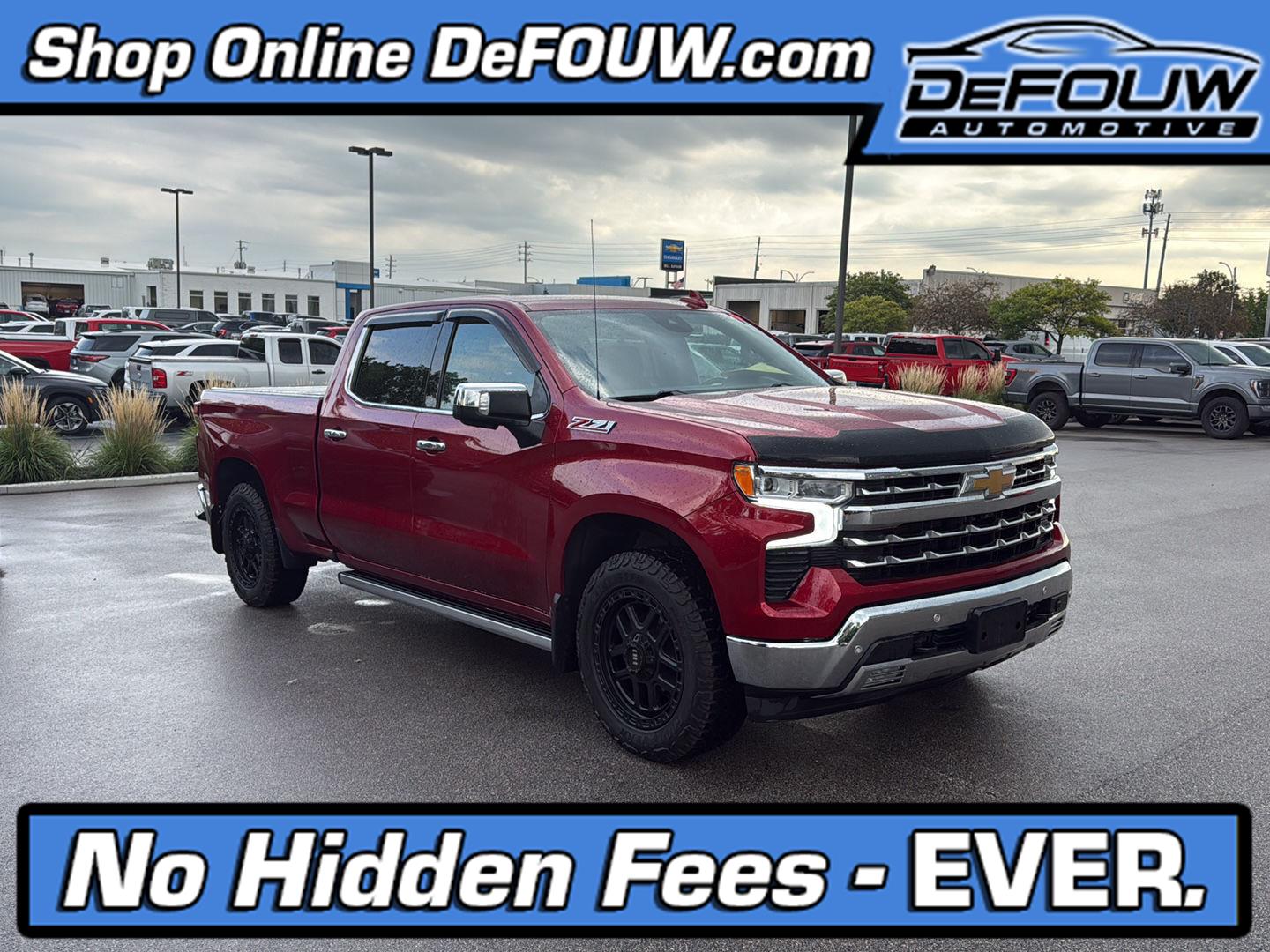 Radiant Red Tintcoat 2023 Chevrolet Silverado 1500 Pickup Truck Four-Wheel Drive Automatic