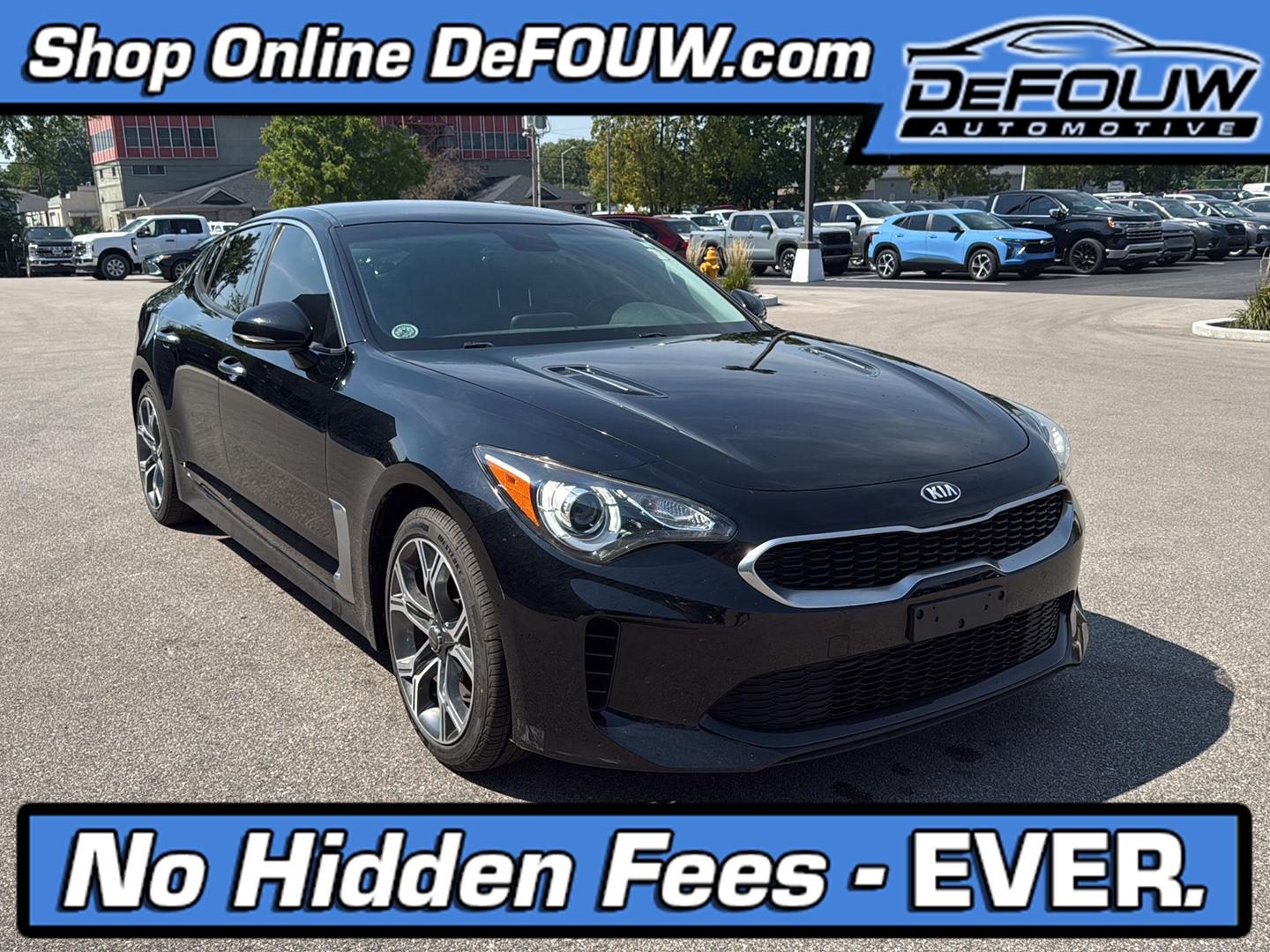 Aurora Black Pearl 2019 Kia Stinger Sedan Rear-Wheel Drive Automatic