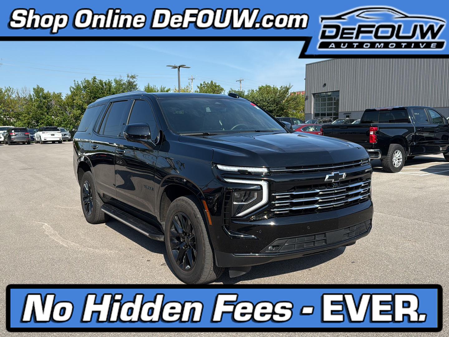 Black 2025 Chevrolet Tahoe SUV / Crossover Four-Wheel Drive Automatic