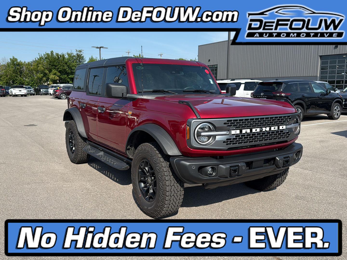 Ruby Red Metallic Tinted Clearcoat 2026 Ford Bronco SUV / Crossover Four-Wheel Drive Automatic