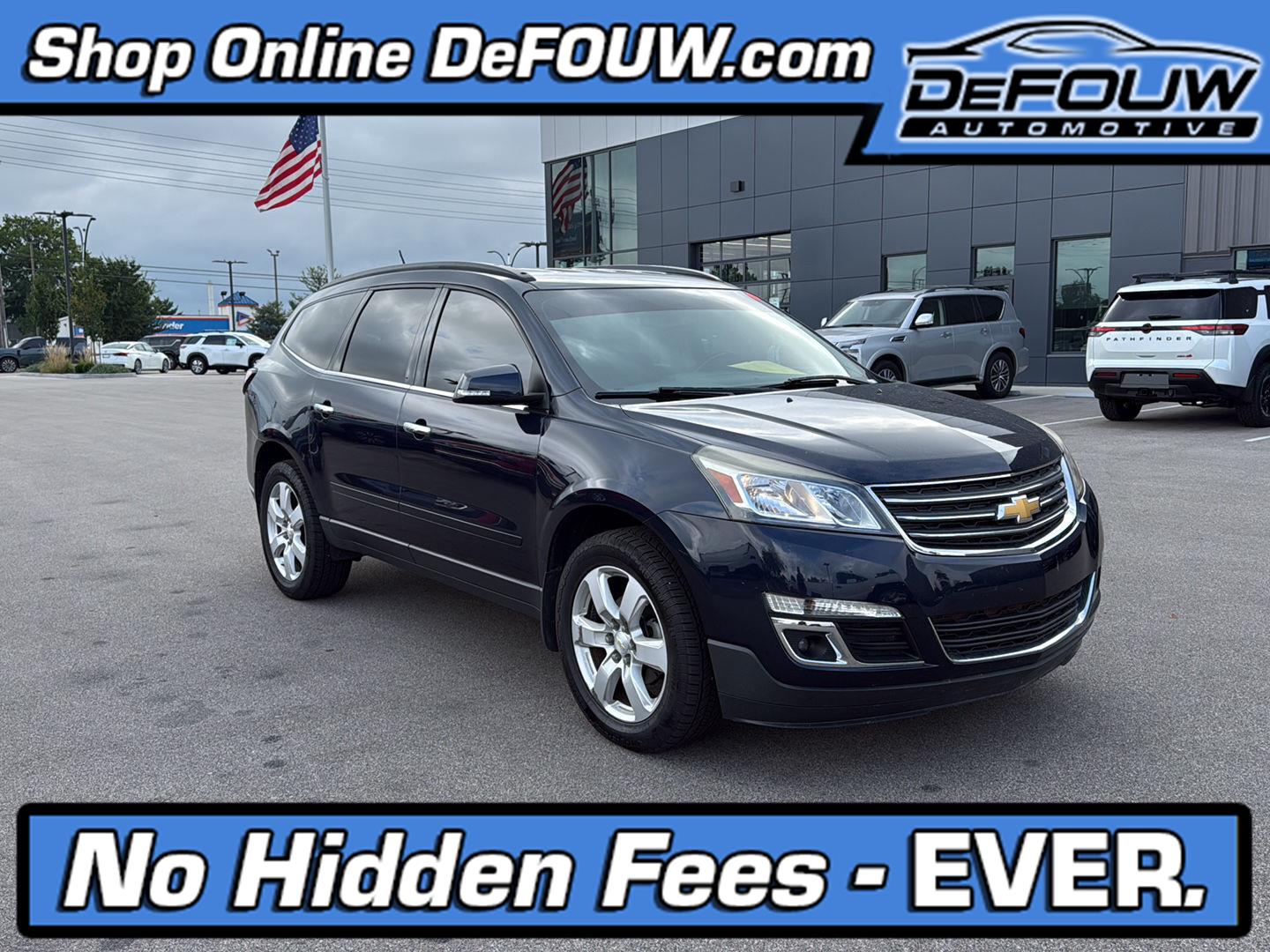 Blue Velvet Metallic 2017 Chevrolet Traverse SUV / Crossover Front-Wheel Drive 6-Speed Automatic