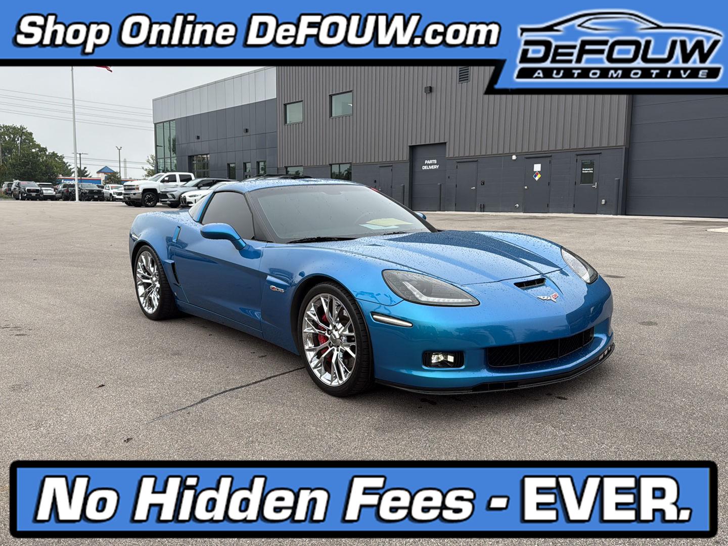 Jetstream Blue Metallic Tintcoat 2008 Chevrolet Corvette Coupe Rear-Wheel Drive 6-Speed Manual