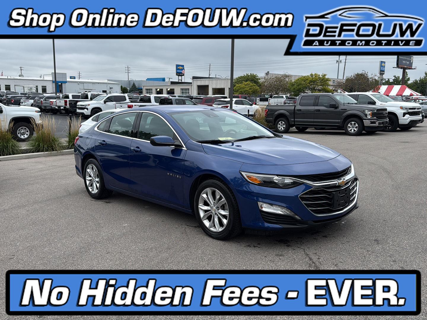 Riverside Blue Metallic 2023 Chevrolet Malibu Sedan Front-Wheel Drive Continuously Variable Transmission