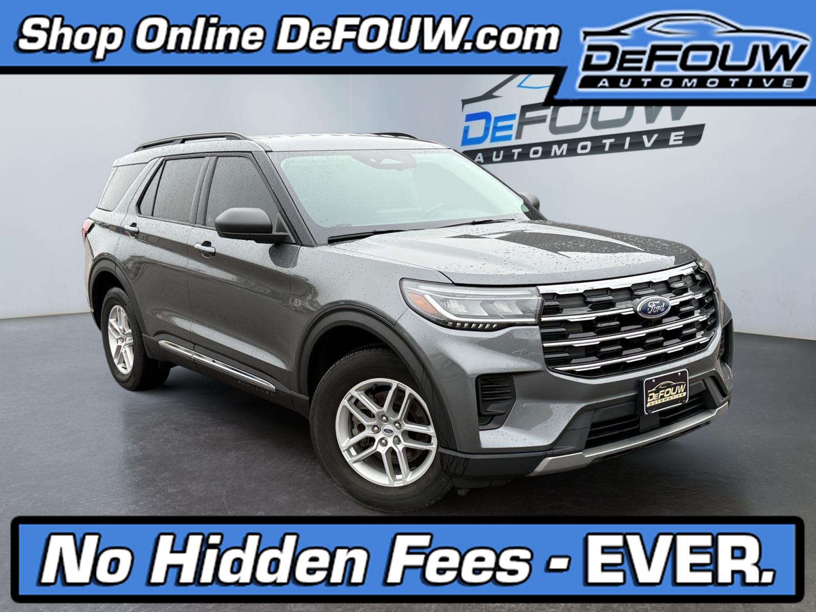 Carbonized Gray 2025 Ford Explorer Active AWD SUV / Crossover All-Wheel Drive Automatic