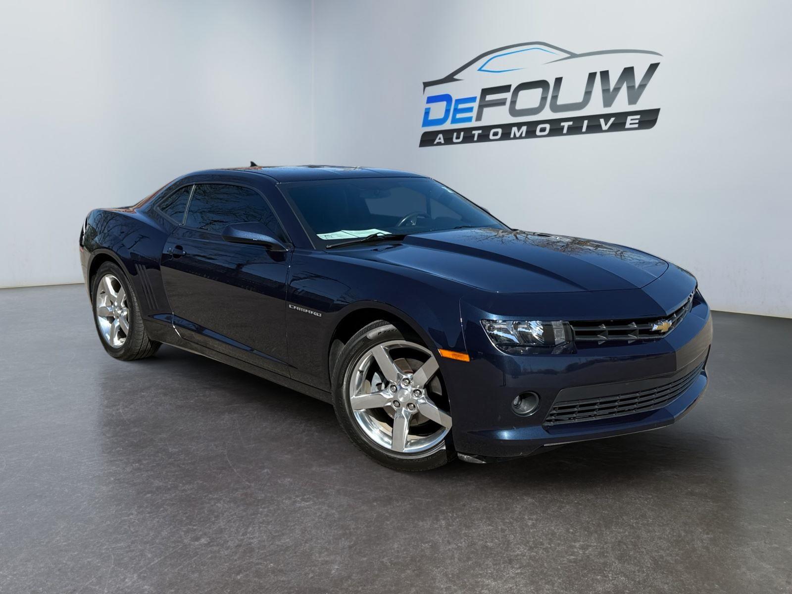 Blue Velvet Metallic 2015 Chevrolet Camaro 2LT Coupe RWD Coupe Rear-Wheel Drive 6-Speed Automatic
