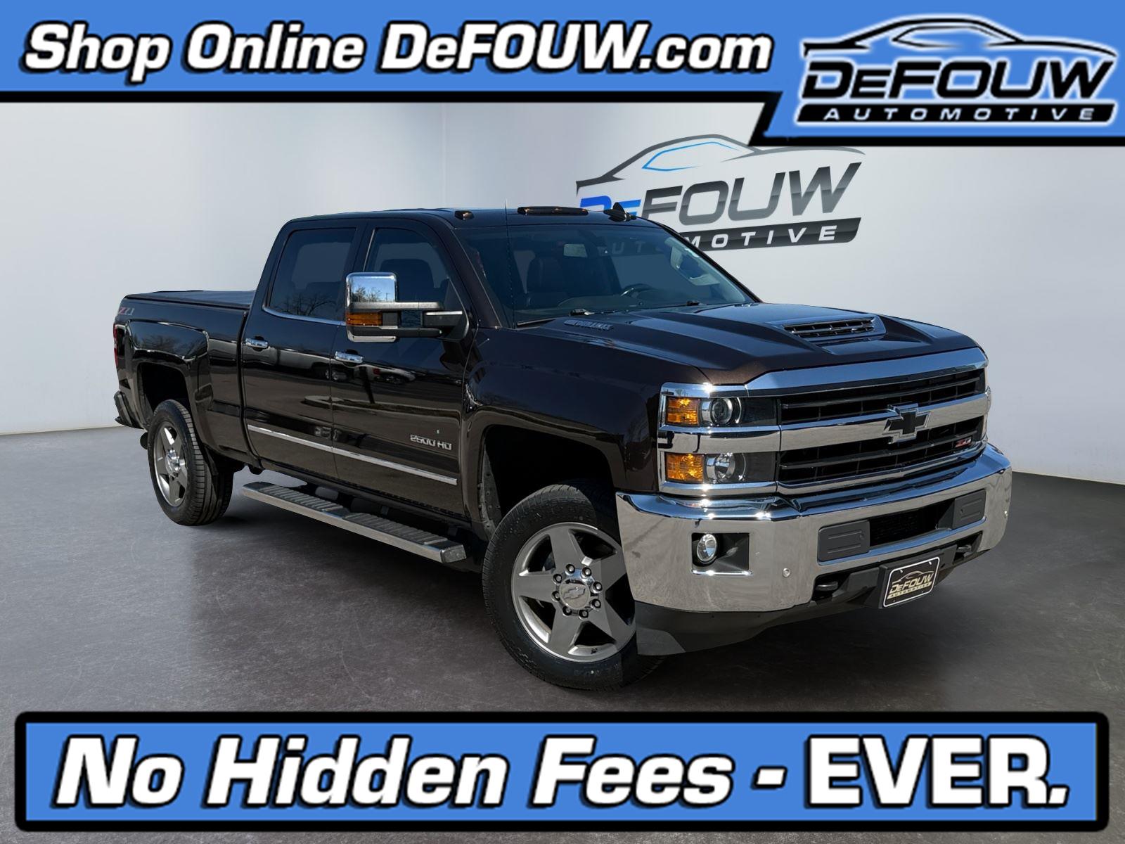 Havana Metallic 2018 Chevrolet Silverado 2500HD LTZ Crew Cab 4WD Pickup Truck Four-Wheel Drive 6-Speed Automatic