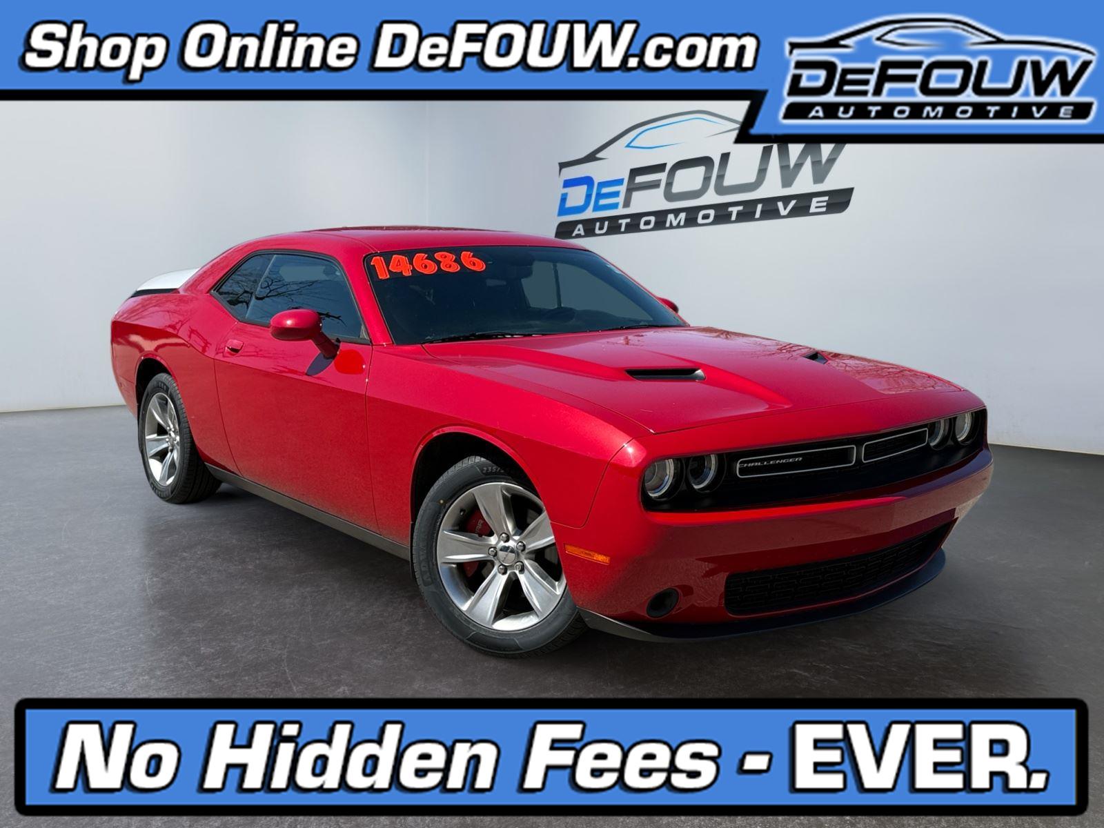 Redline Red Tricoat Pearl 2015 Dodge Challenger SXT RWD Coupe Rear-Wheel Drive 8-Speed Automatic