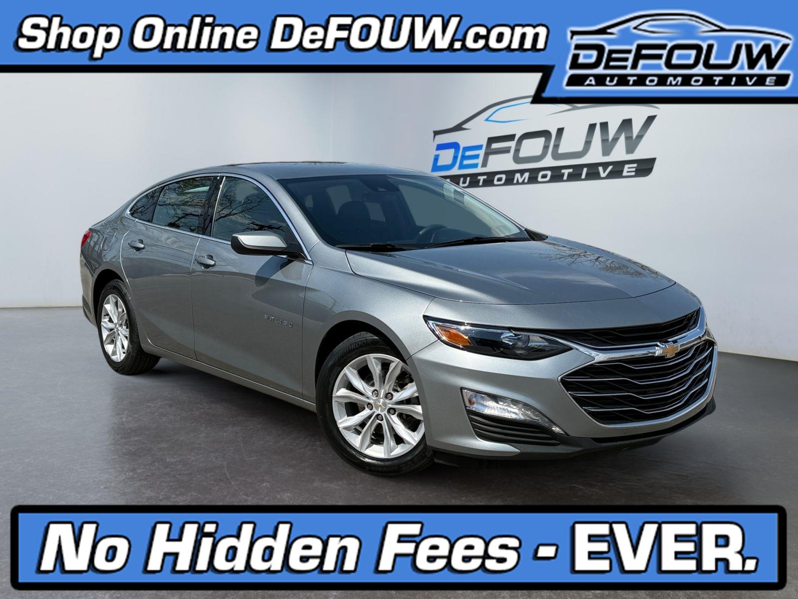 Gray (Sterling Grey Metallic) 2024 Chevrolet Malibu LT with 1LT FWD Sedan Front-Wheel Drive Continuously Variable Transmission