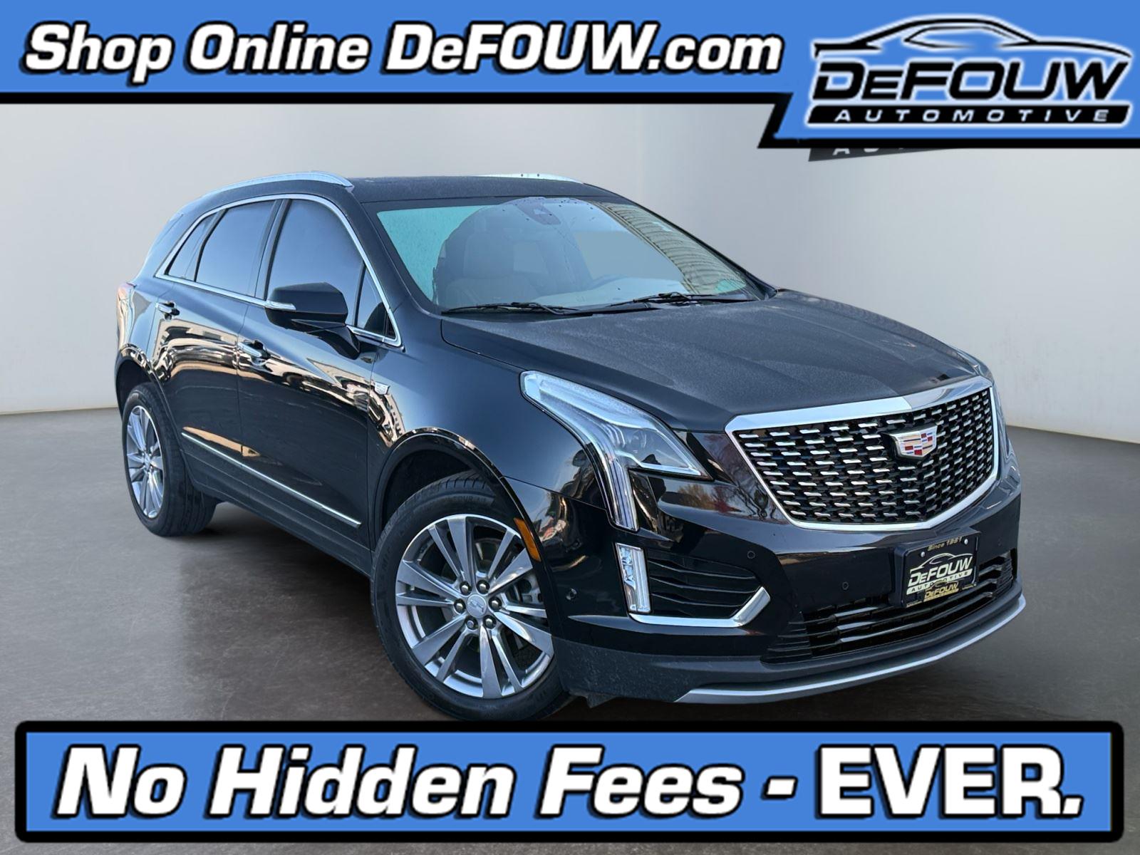 Stellar Black Metallic 2024 Cadillac XT5 Premium Luxury AWD SUV / Crossover Four-Wheel Drive 9-Speed Automatic