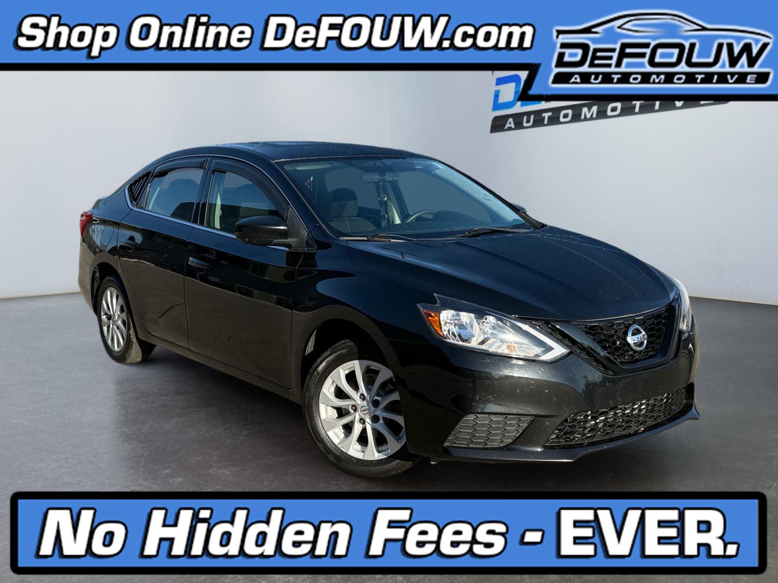 Super Black 2017 Nissan Sentra SV Sedan Front-Wheel Drive