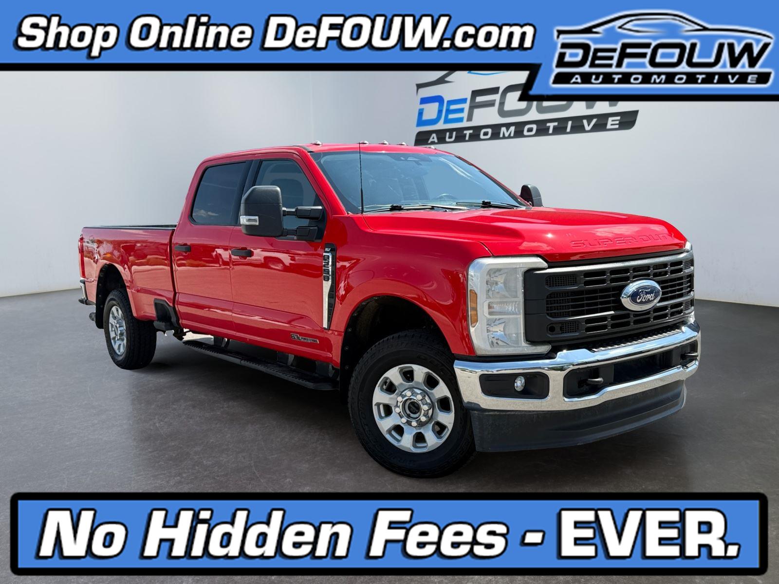 Race Red 2024 Ford F-250 Super Duty XLT SuperCab 4WD Pickup Truck Four-Wheel Drive Automatic
