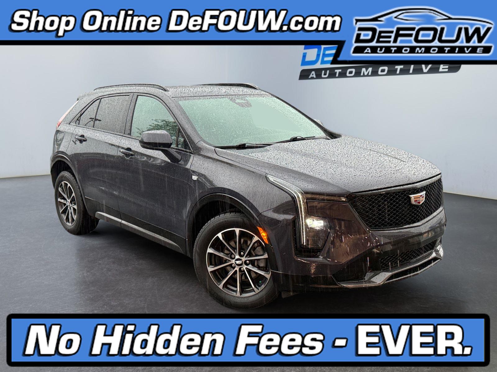 Midnight Sky Metallic 2024 Cadillac XT4 Sport AWD SUV / Crossover Four-Wheel Drive 9-Speed Automatic