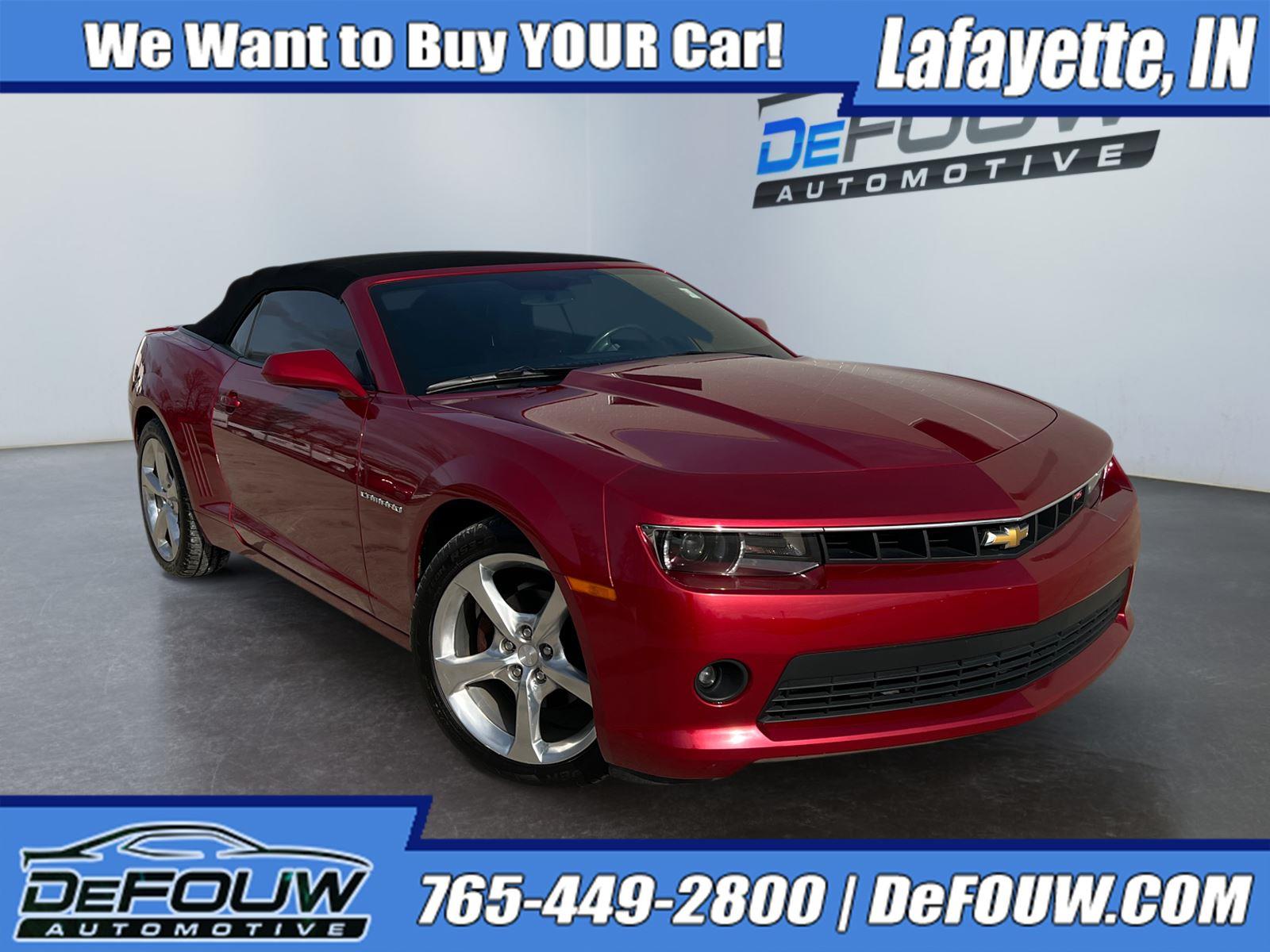 Crystal Red Tintcoat 2014 Chevrolet Camaro 2LT Convertible RWD Convertible Rear-Wheel Drive 6-Speed Automatic