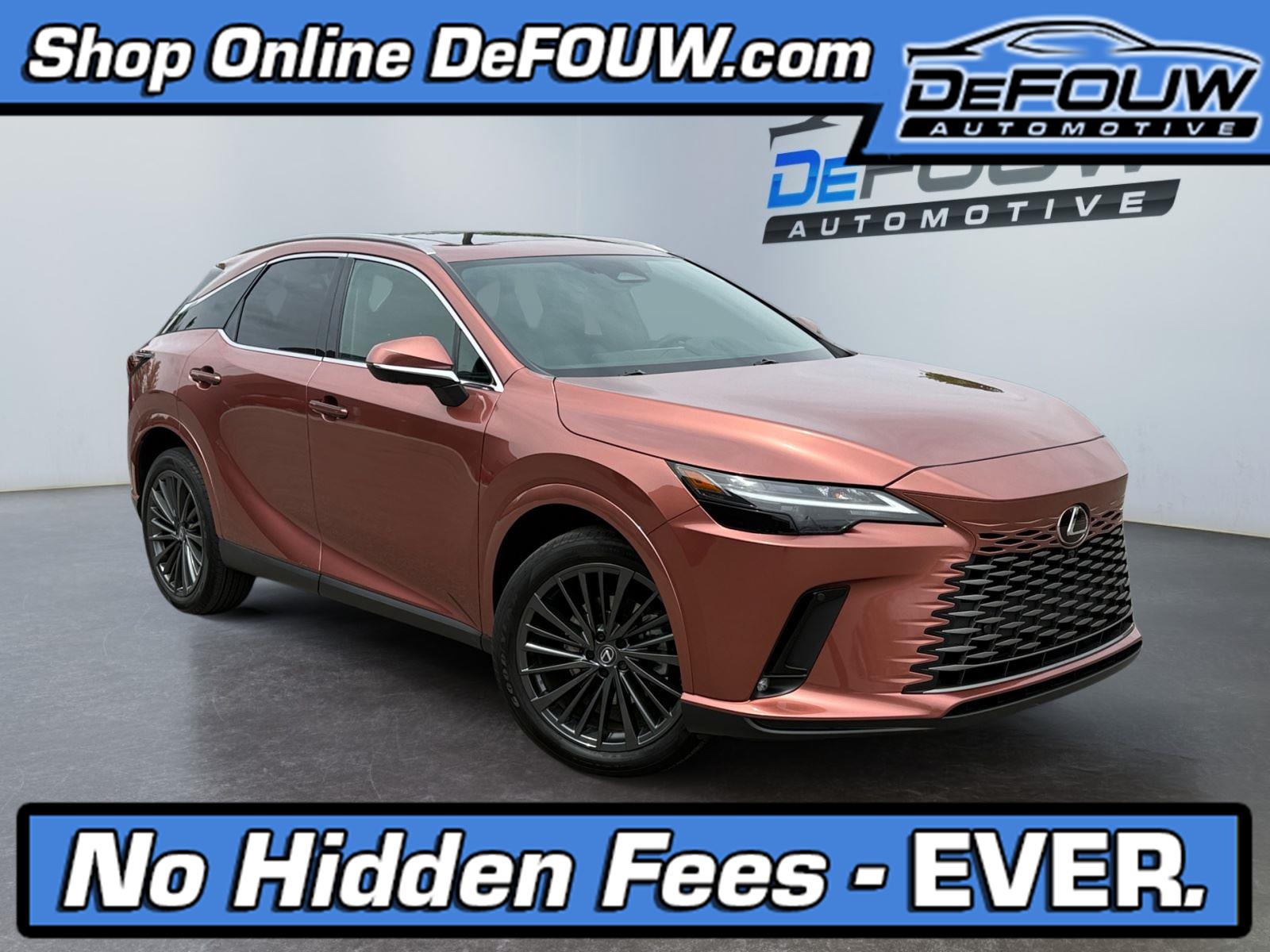 Red (Copper Crest) 2025 Lexus RX Hybrid 350h Premium AWD SUV / Crossover All-Wheel Drive Continuously Variable Transmission