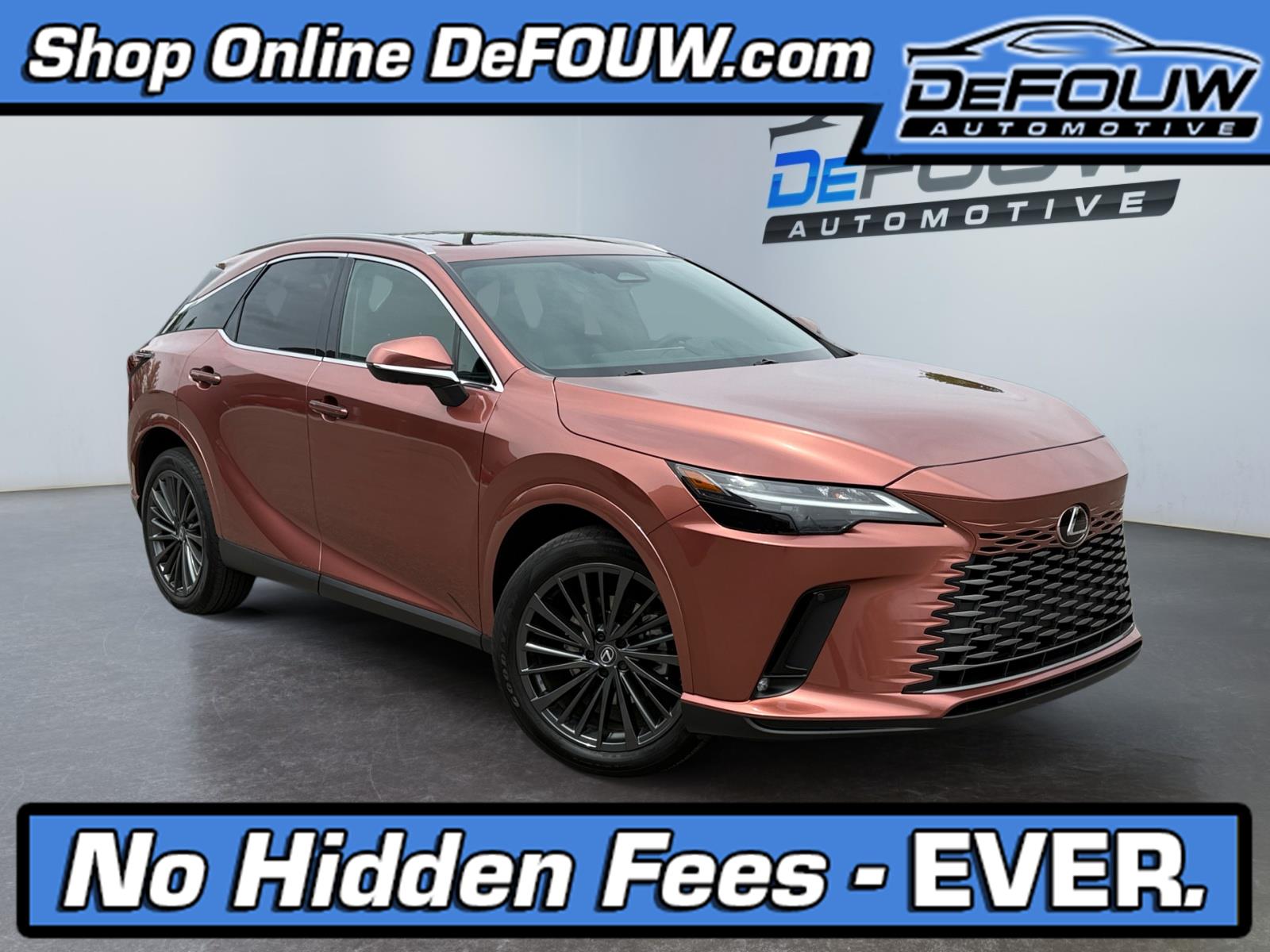 Red (Copper Crest) 2025 Lexus RX Hybrid 350h Premium AWD SUV / Crossover All-Wheel Drive Continuously Variable Transmission