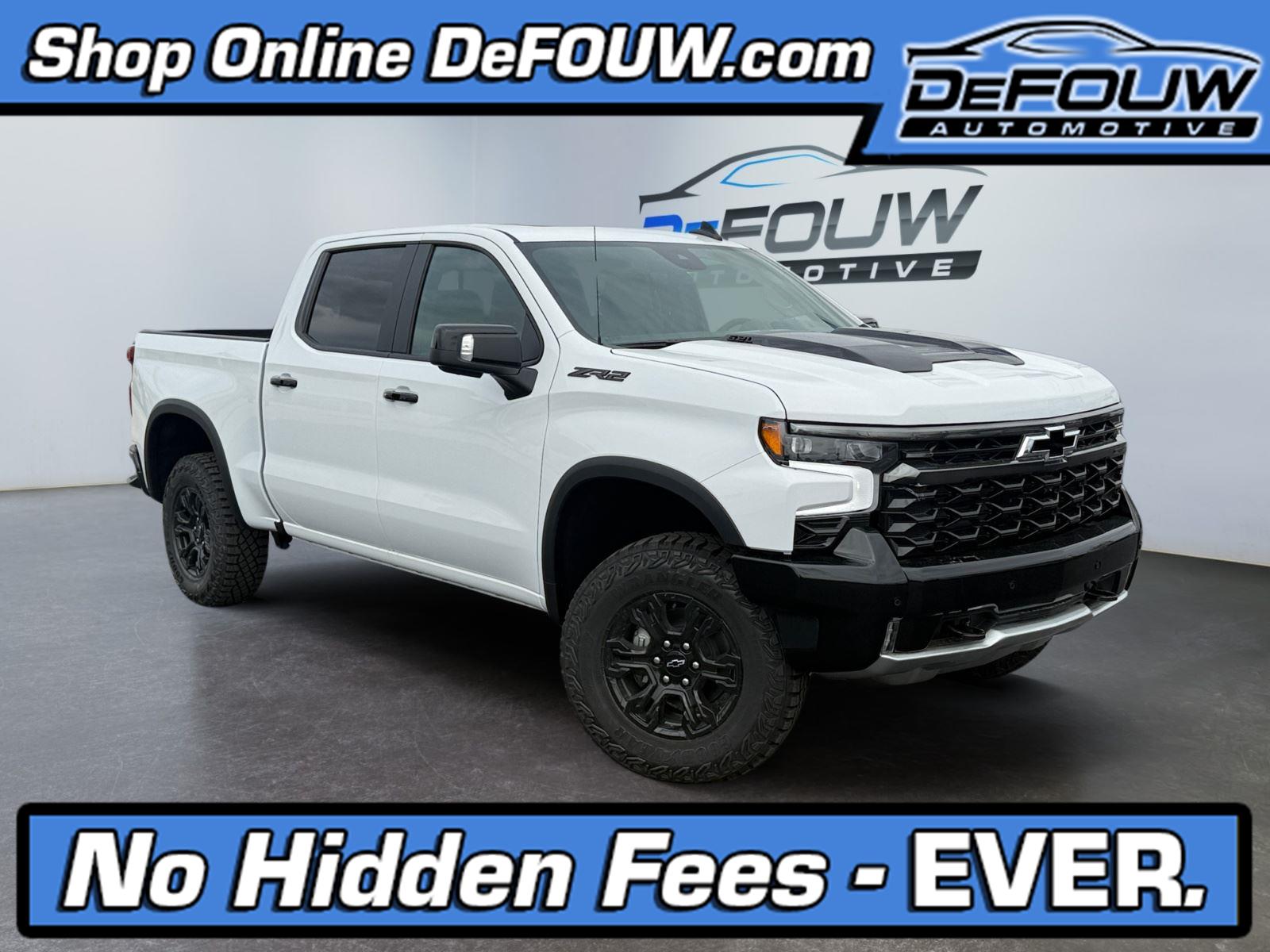 Summit White 2026 Chevrolet Silverado 1500 Pickup Truck Four-Wheel Drive Automatic