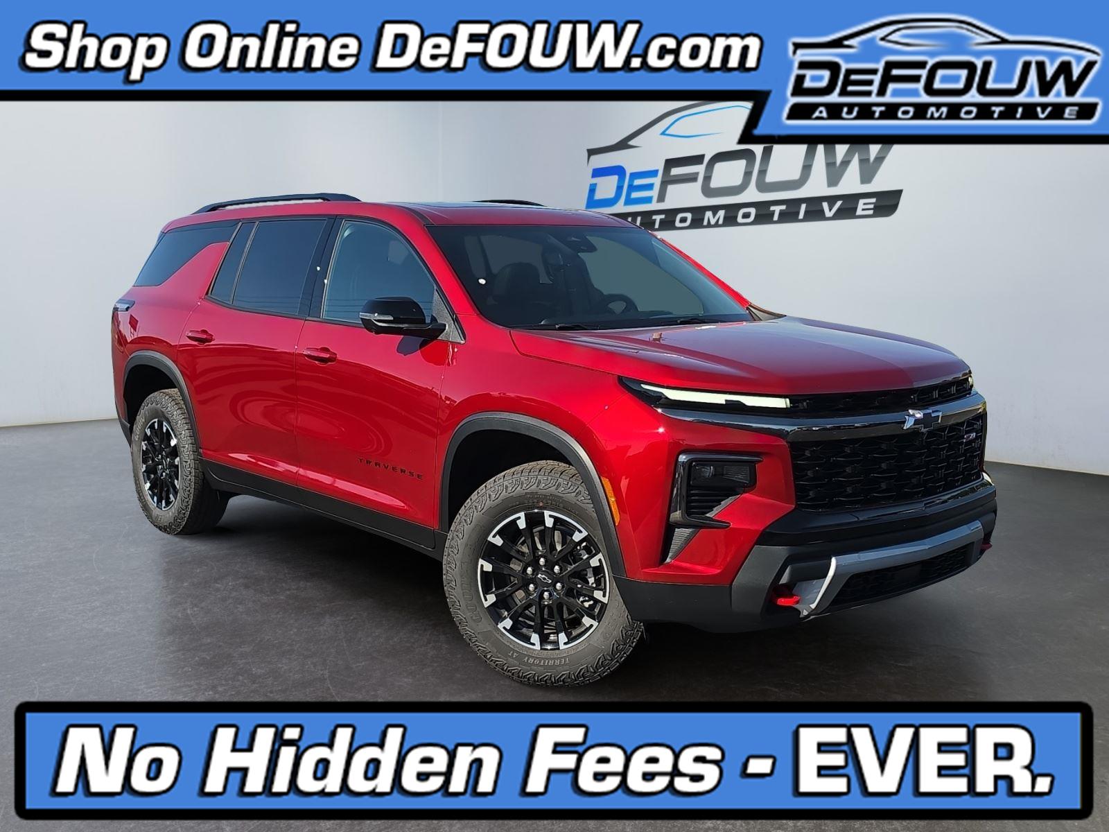Radiant Red Tintcoat 2026 Chevrolet Traverse Z71 AWD SUV / Crossover Four-Wheel Drive 8-Speed Automatic