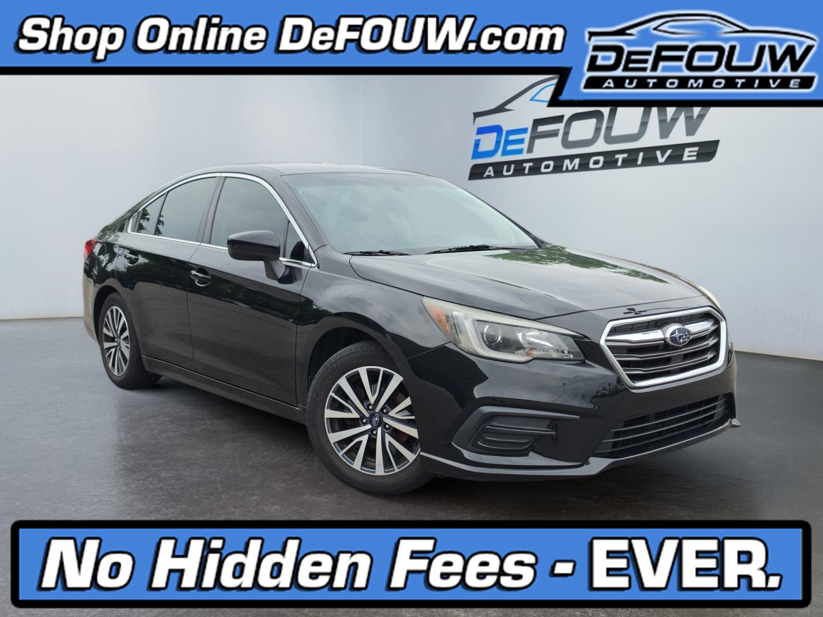 Crystal Black Silica 2018 Subaru Legacy 2.5i Premium AWD Sedan All-Wheel Drive Continuously Variable Transmission