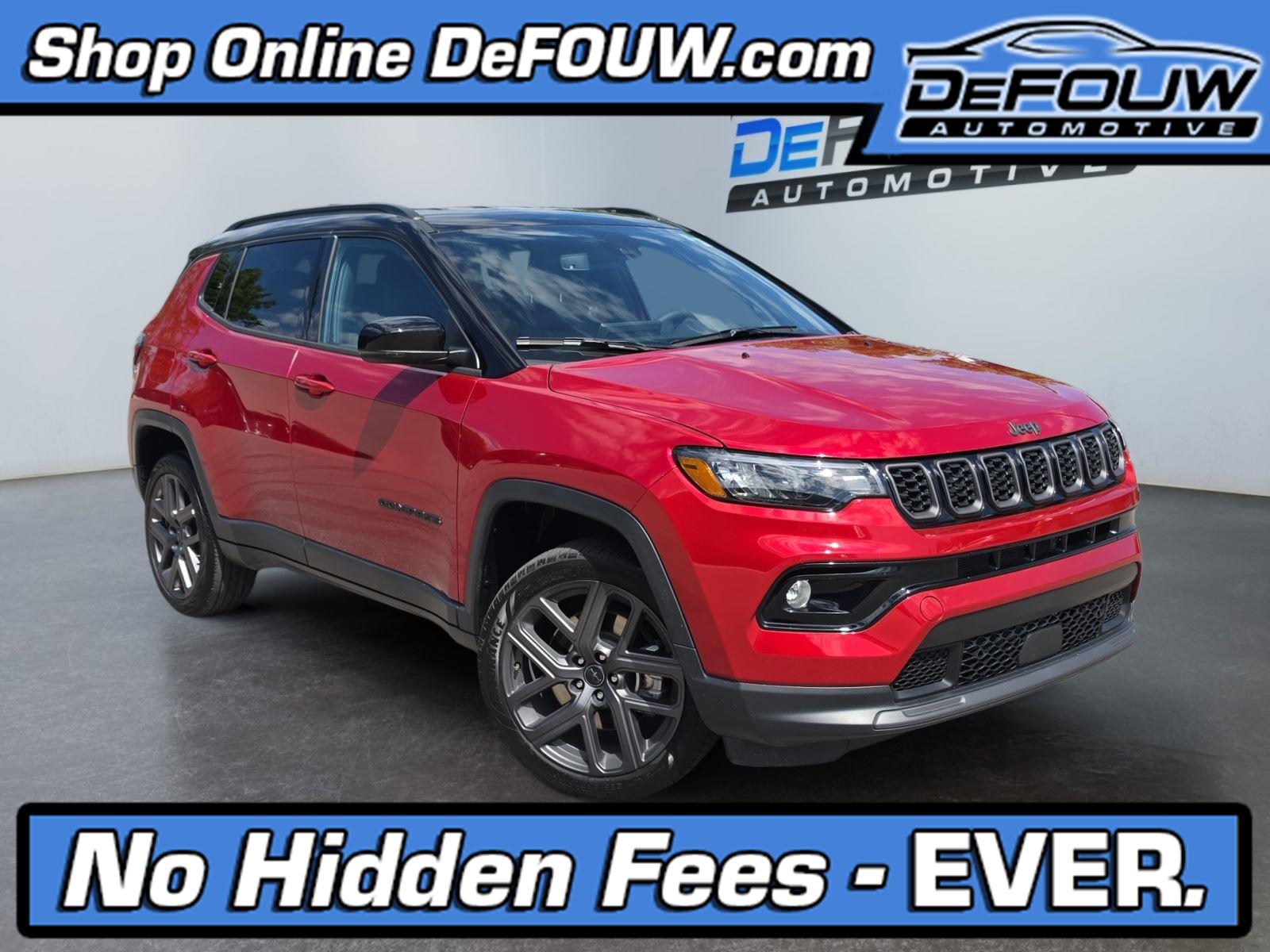 Red Hot Pearlcoat 2026 Jeep Compass Limited Altitude 4WD SUV / Crossover Four-Wheel Drive 8-Speed Automatic