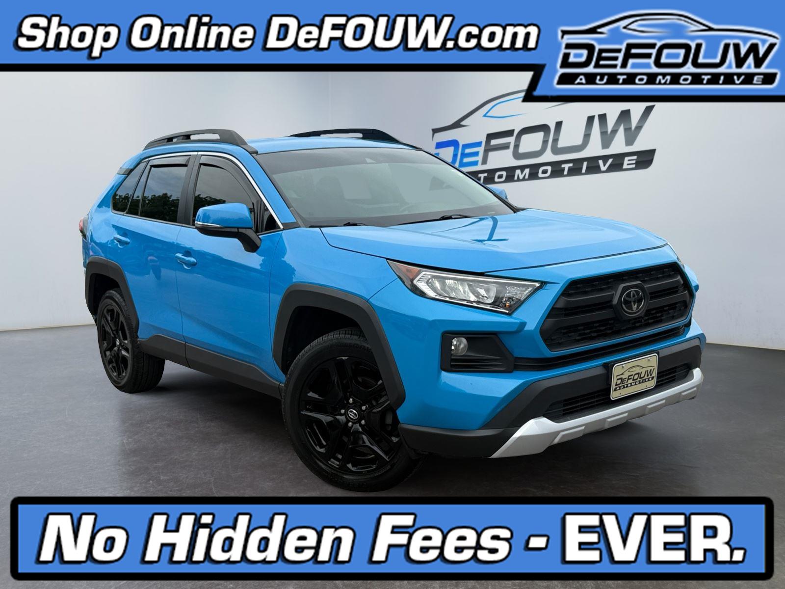 Blue Flame 2020 Toyota RAV4 SUV / Crossover All-Wheel Drive 8-Speed Automatic