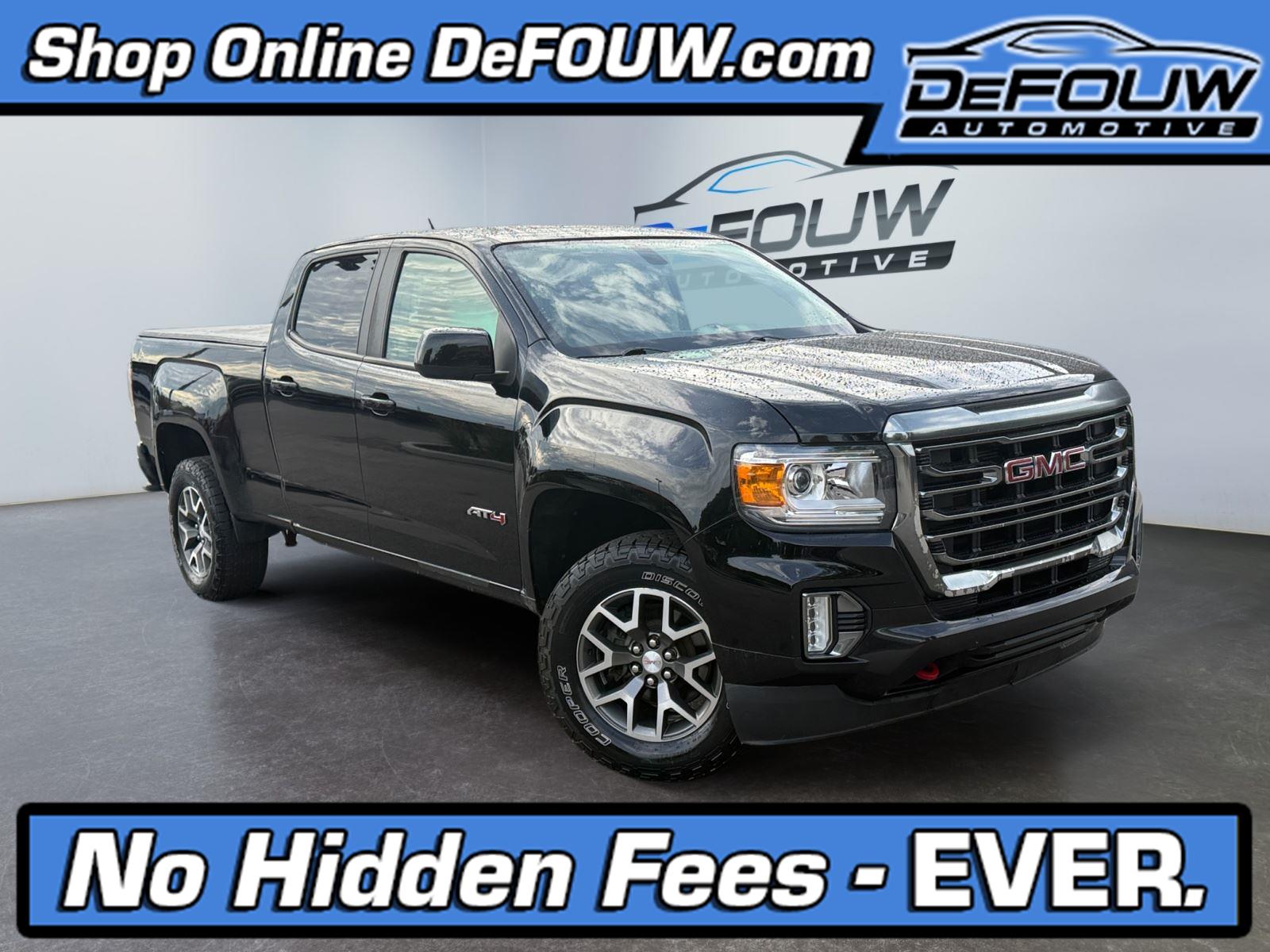 Onyx Black 2021 GMC Canyon Pickup Truck Four-Wheel Drive 8-Speed Automatic