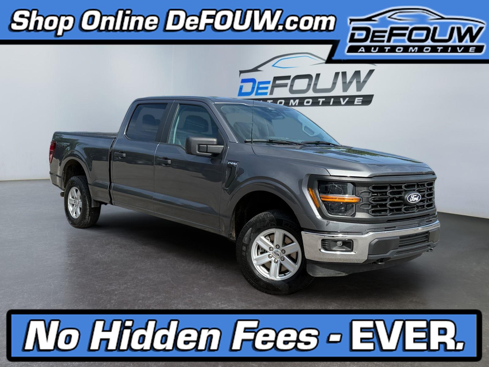Carbonized Gray 2024 Ford F-150 Pickup Truck Four-Wheel Drive Automatic