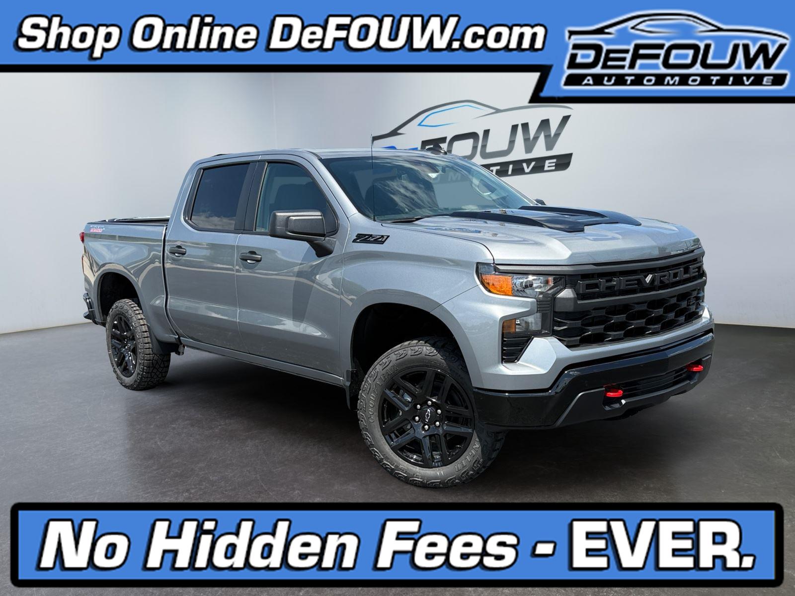 Sterling Gray Metallic 2026 Chevrolet Silverado 1500 Pickup Truck Four-Wheel Drive Automatic
