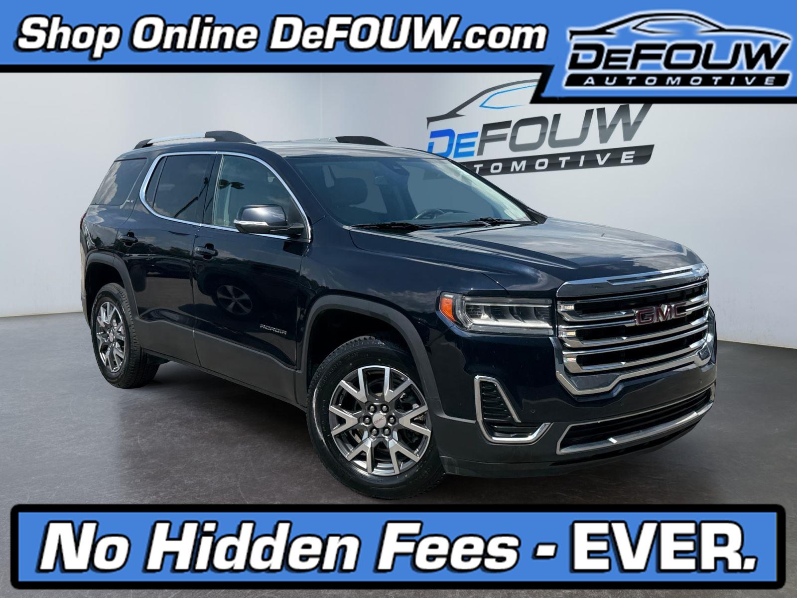Midnight Blue Metallic 2022 GMC Acadia SUV / Crossover Four-Wheel Drive 9-Speed Automatic