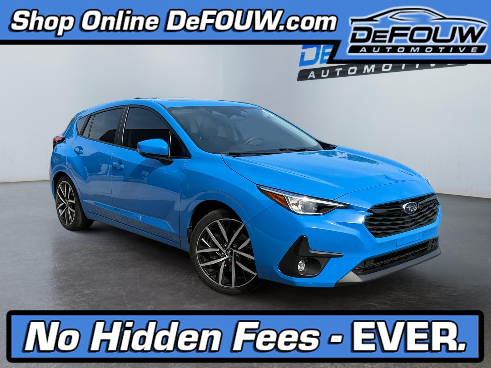 Oasis Blue Pearl 2024 Subaru Impreza Wagon All-Wheel Drive Continuously Variable Transmission