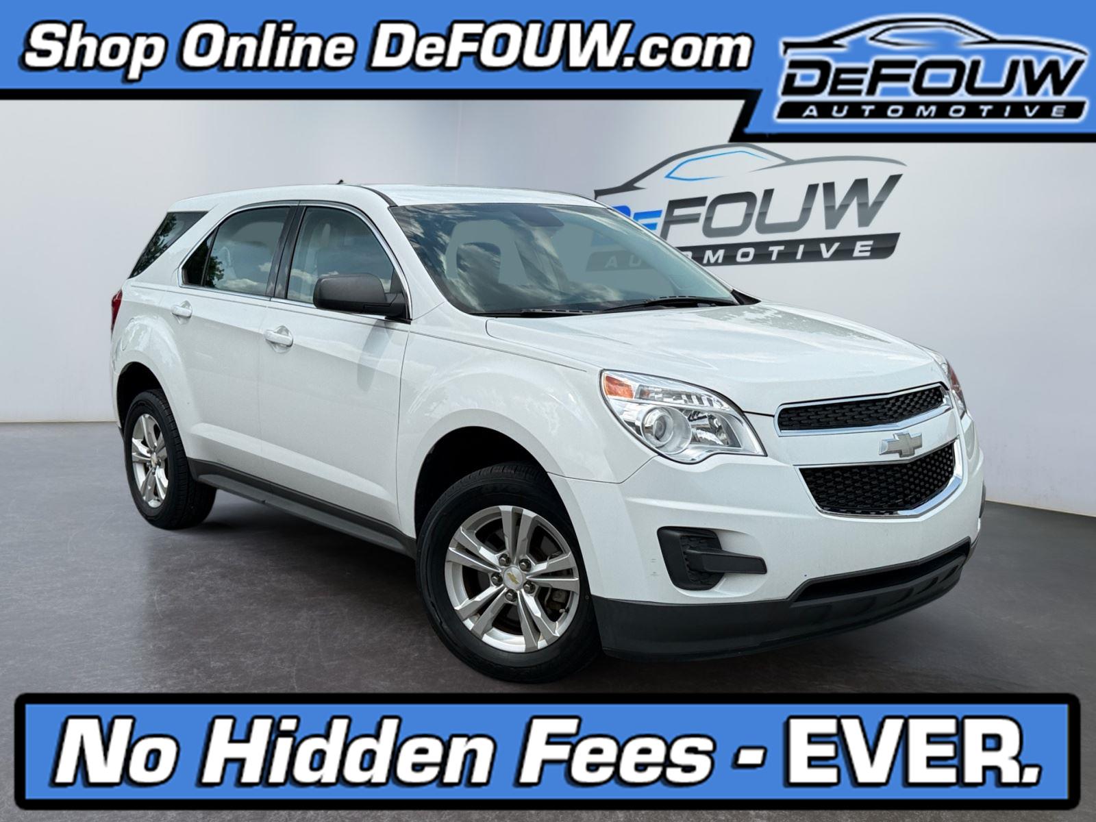Summit White 2012 Chevrolet Equinox SUV / Crossover Front-Wheel Drive 6-Speed Automatic Overdrive