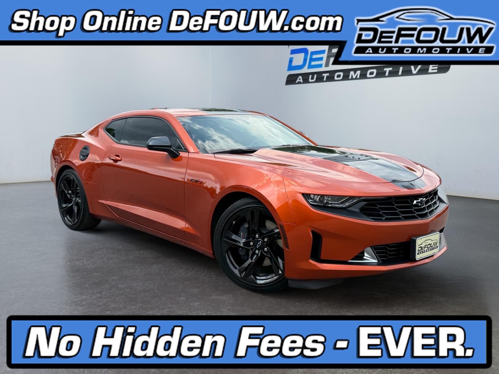 Vivid Orange Metallic 2023 Chevrolet Camaro Coupe Rear-Wheel Drive Automatic