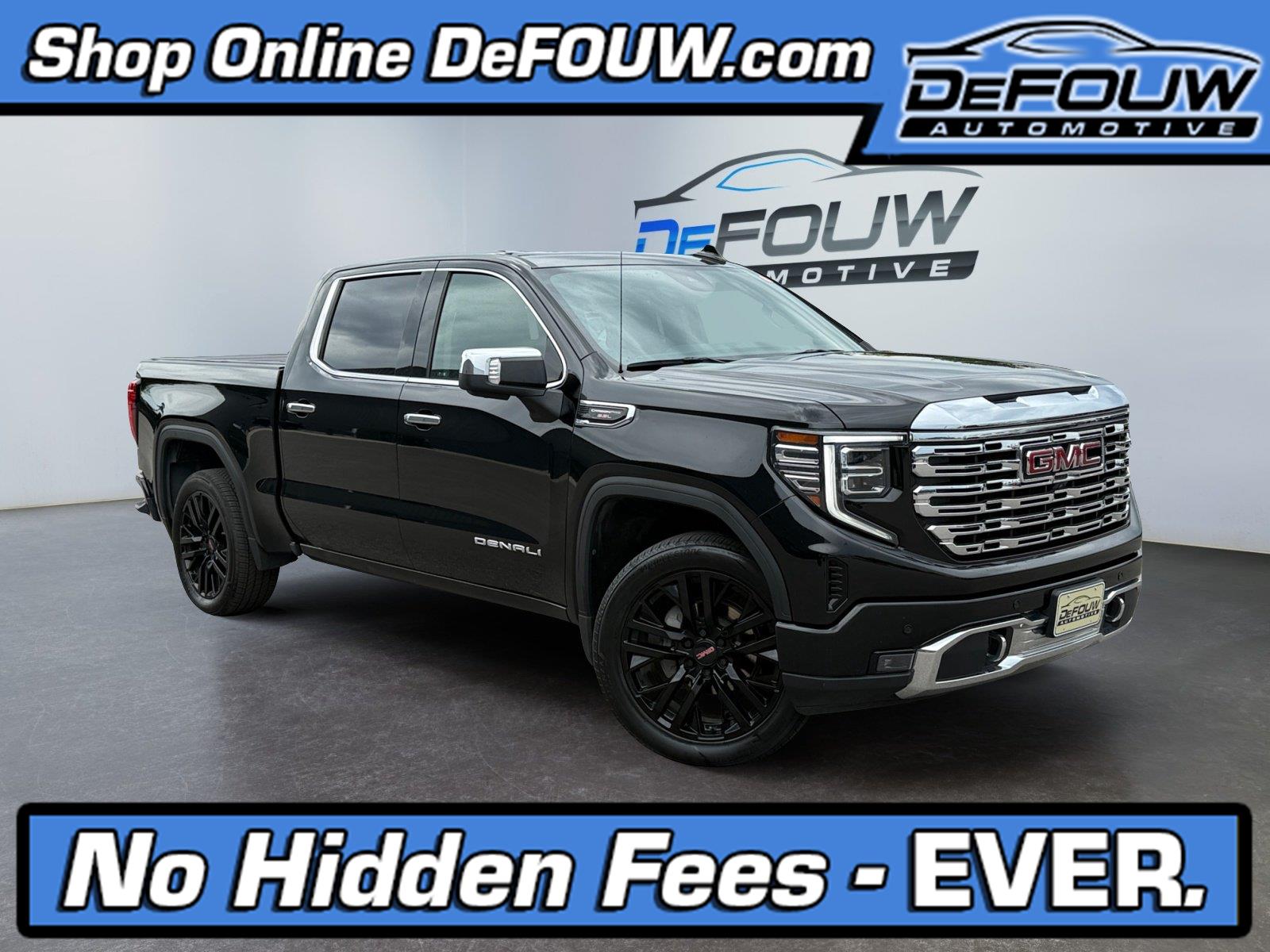 Onyx Black 2023 GMC Sierra 1500 Pickup Truck Four-Wheel Drive Automatic