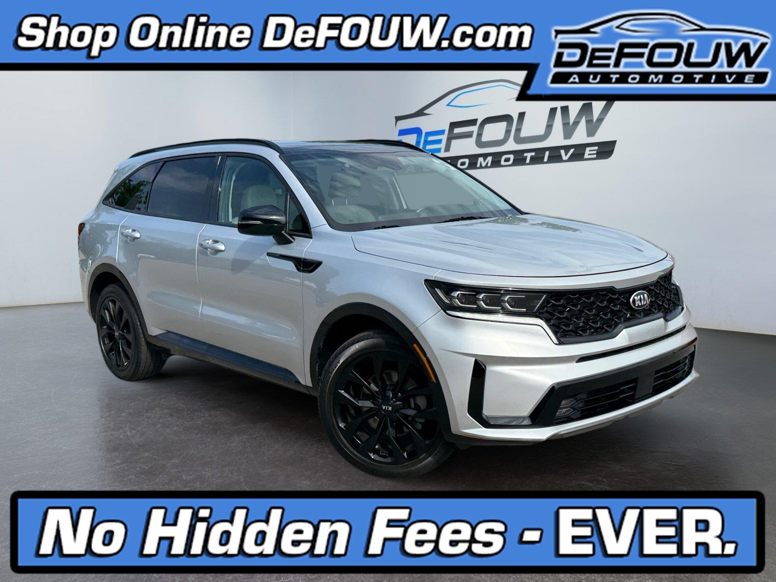 Sparkling Silver 2021 Kia Sorento SUV / Crossover Front-Wheel Drive Automatic