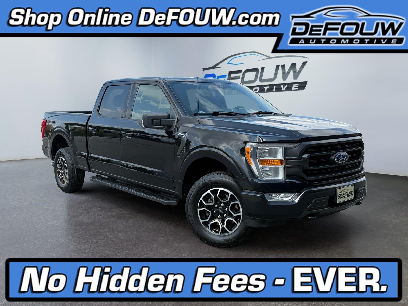 Agate Black 2021 Ford F-150 Pickup Truck Four-Wheel Drive Automatic