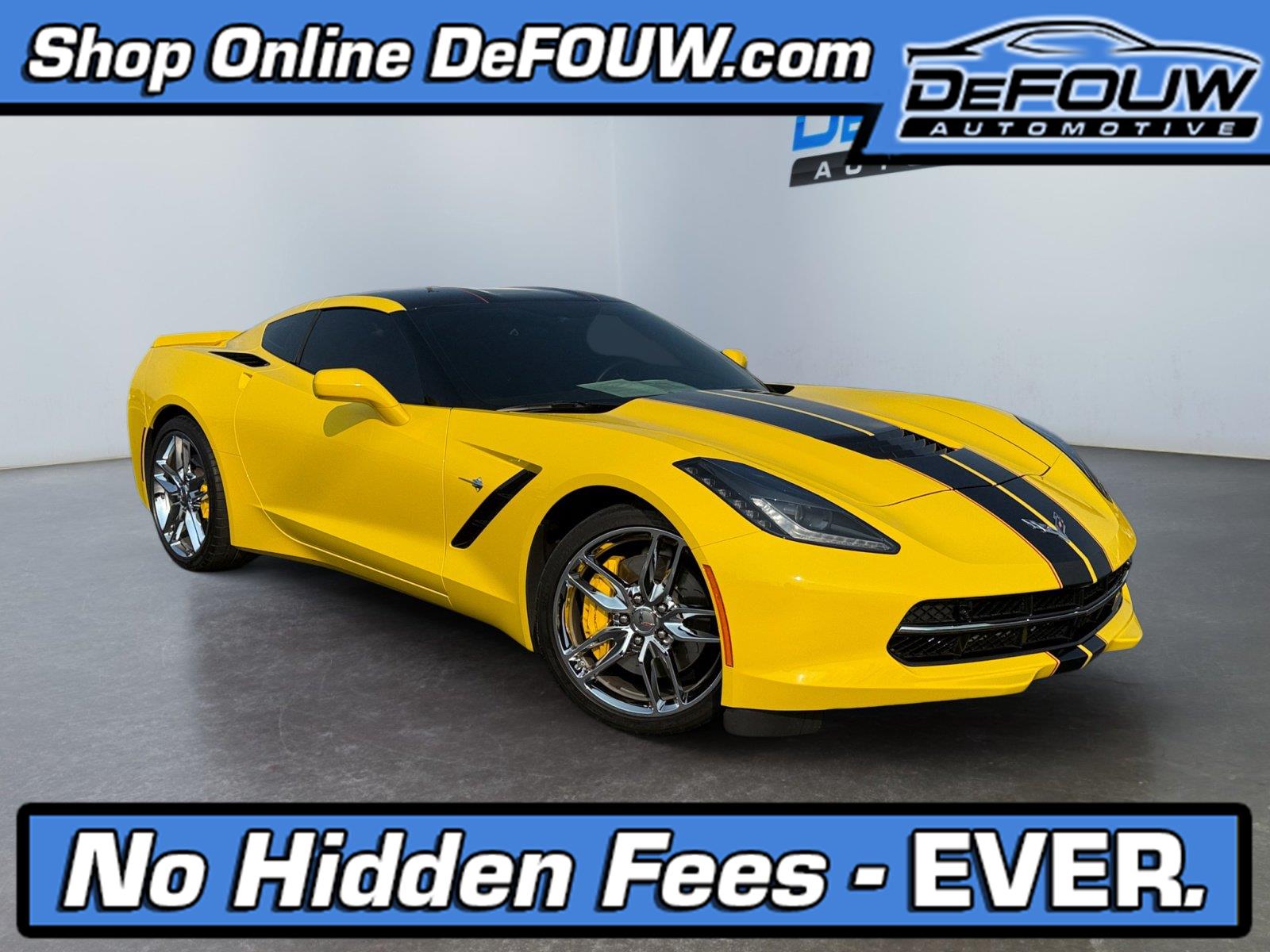 Corvette Racing Yellow Tintcoat 2016 Chevrolet Corvette Coupe Rear-Wheel Drive 8-Speed Automatic