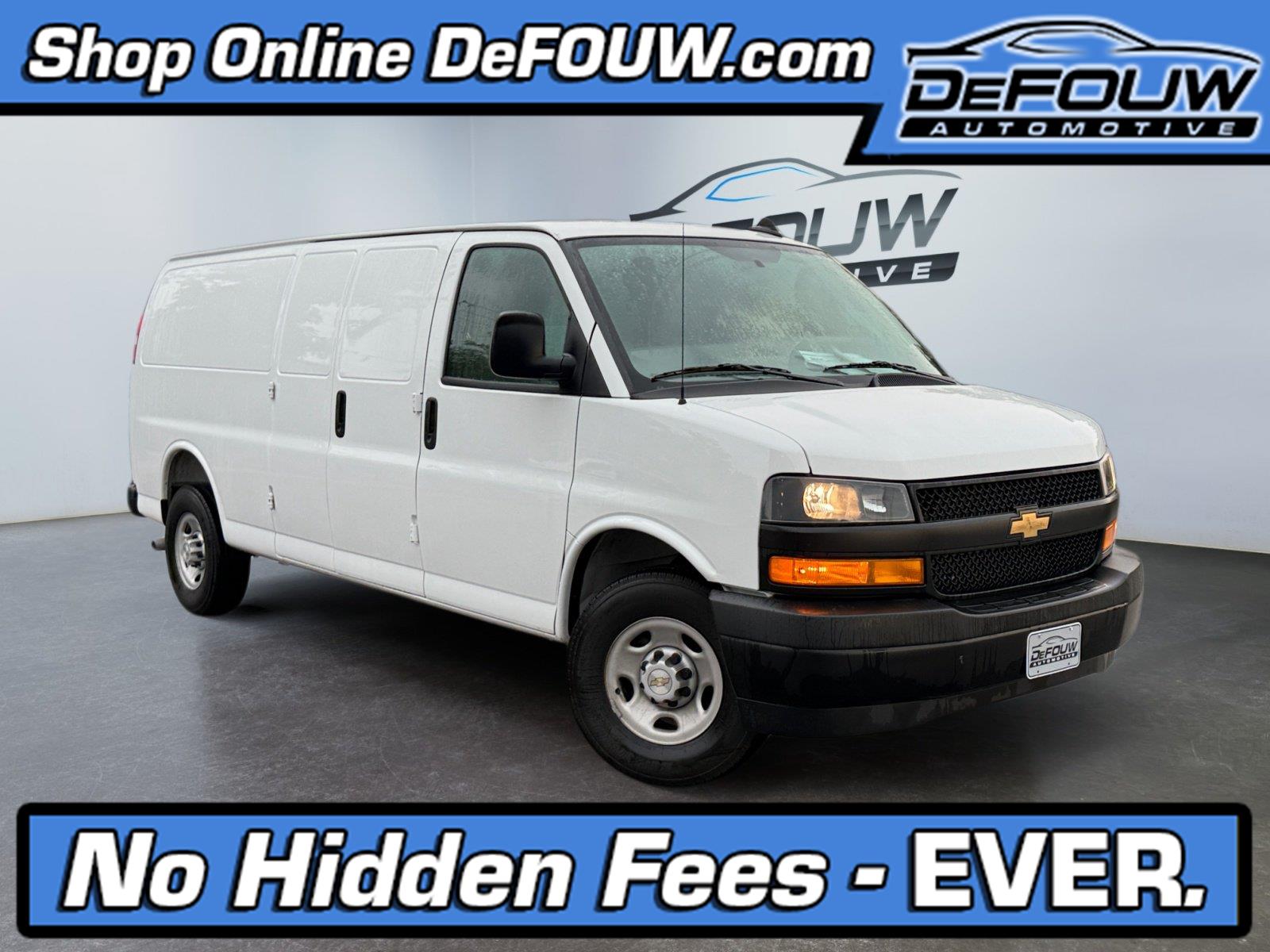Summit White 2025 Chevrolet Express Cargo Van Rear-Wheel Drive 8-Speed Automatic