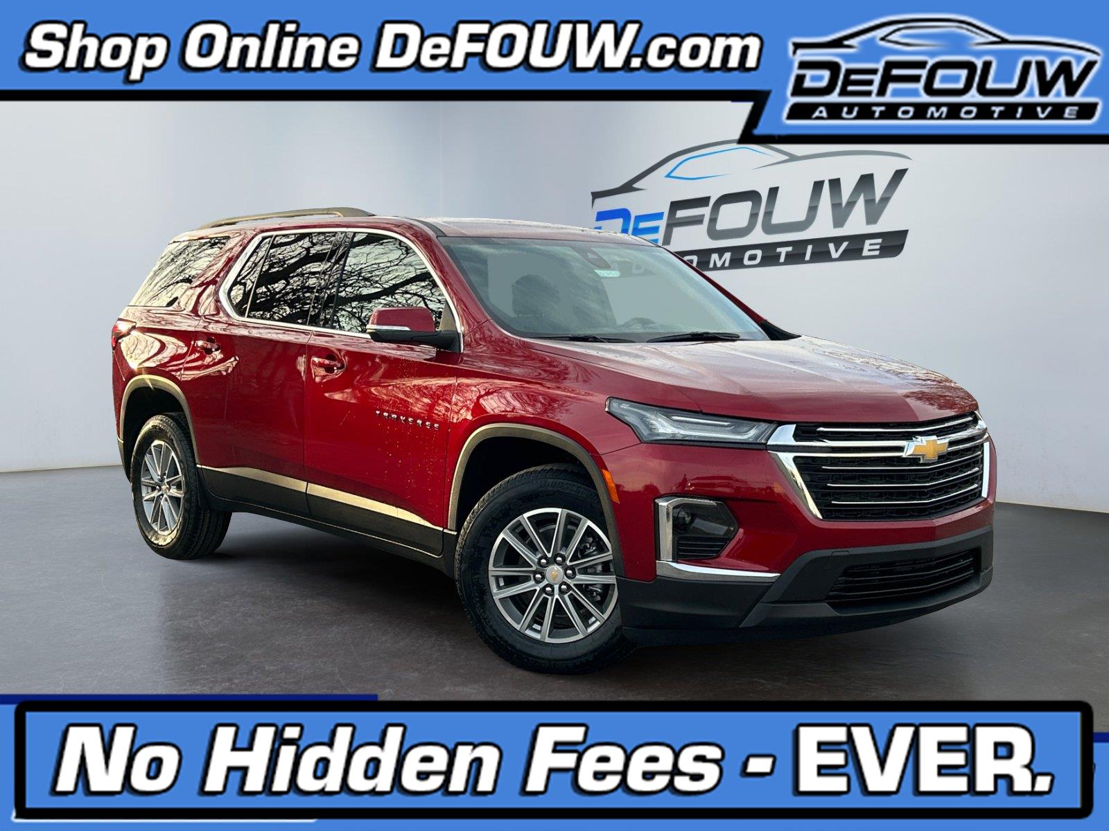 Radiant Red Tintcoat 2023 Chevrolet Traverse SUV / Crossover Front-Wheel Drive 9-Speed Automatic