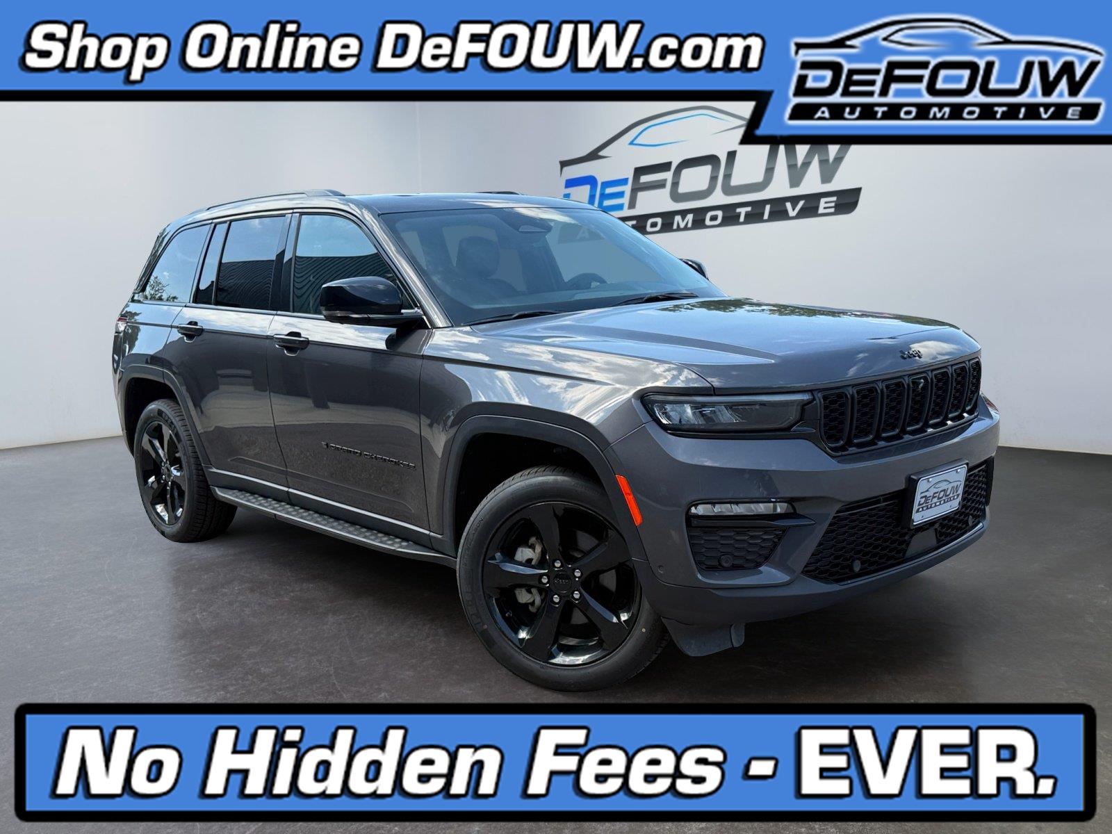 Gray (Baltic Grey Metallic) 2024 Jeep Grand Cherokee SUV / Crossover Four-Wheel Drive 8-Speed Automatic
