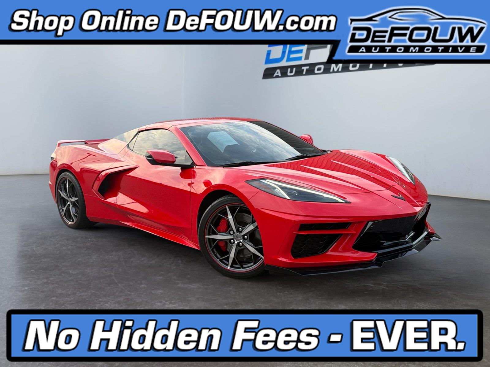 Torch Red 2022 Chevrolet Corvette Convertible Rear-Wheel Drive 8-Speed Dual Clutch