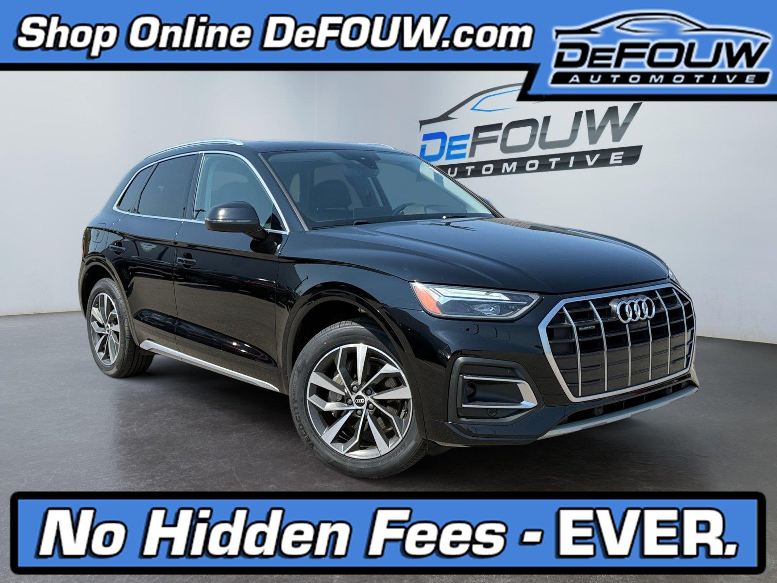 Brilliant Black 2021 Audi Q5 SUV / Crossover All-Wheel Drive Automatic