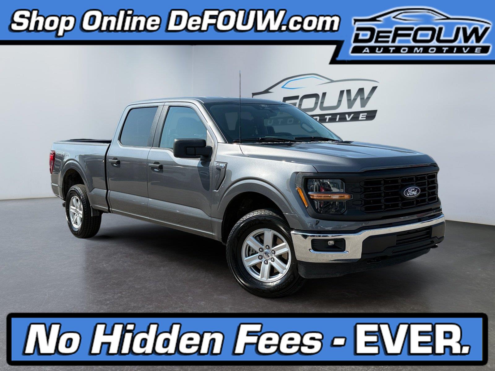 Carbonized Gray 2024 Ford F-150 Pickup Truck Four-Wheel Drive Automatic