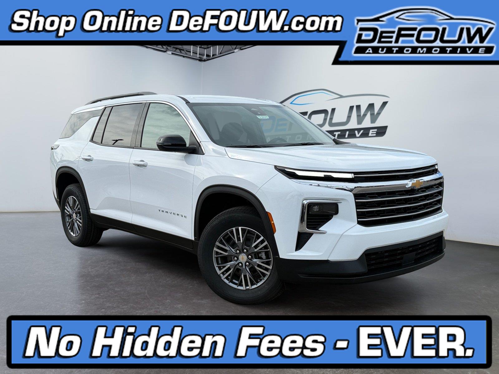 Summit White 2027 Chevrolet Traverse SUV / Crossover Front-Wheel Drive 8-Speed Automatic