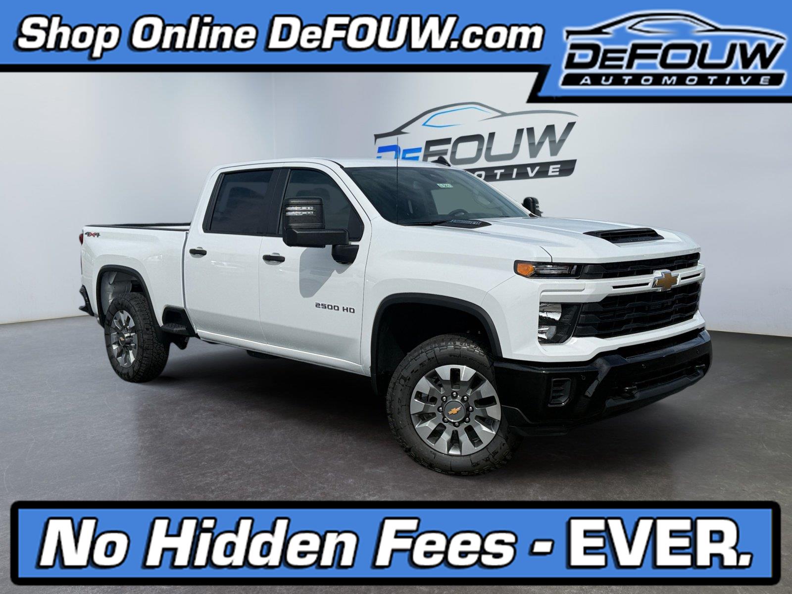 Summit White 2026 Chevrolet Silverado 2500HD Pickup Truck Four-Wheel Drive Automatic