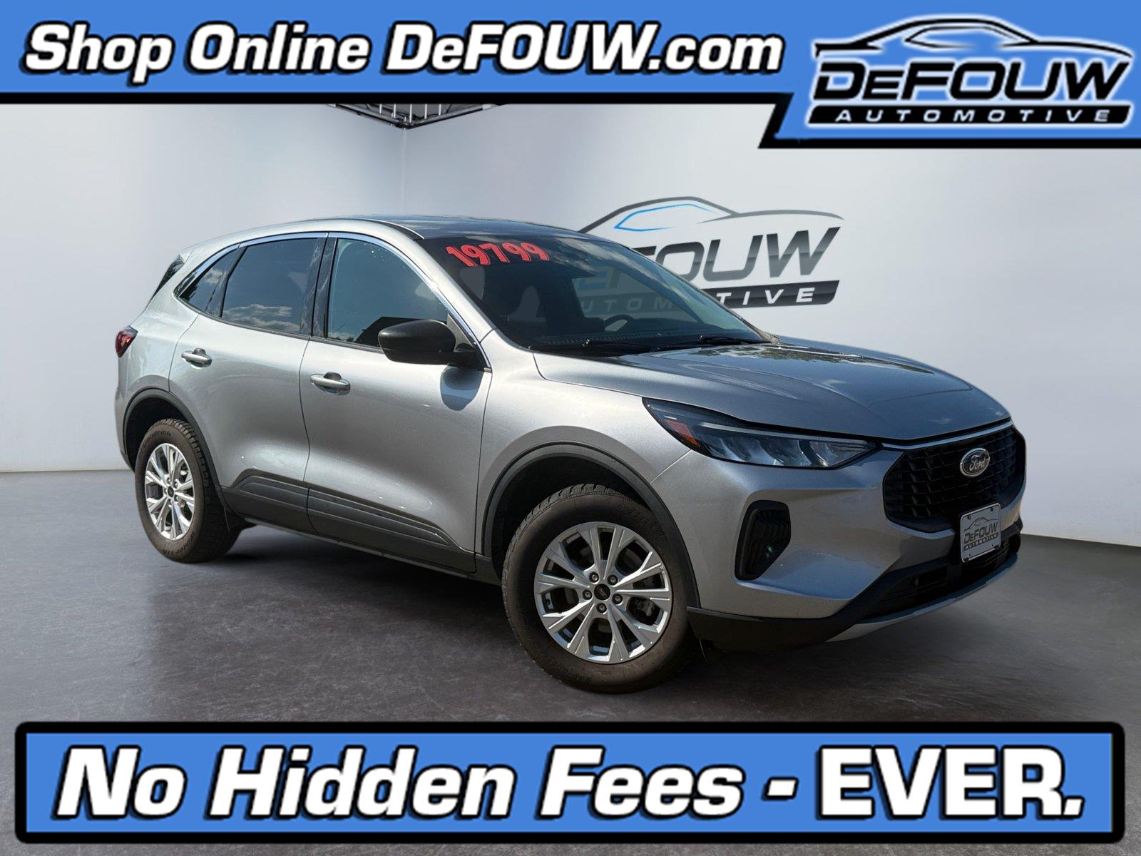 Iconic Silver 2024 Ford Escape SUV / Crossover All-Wheel Drive 8-Speed Automatic