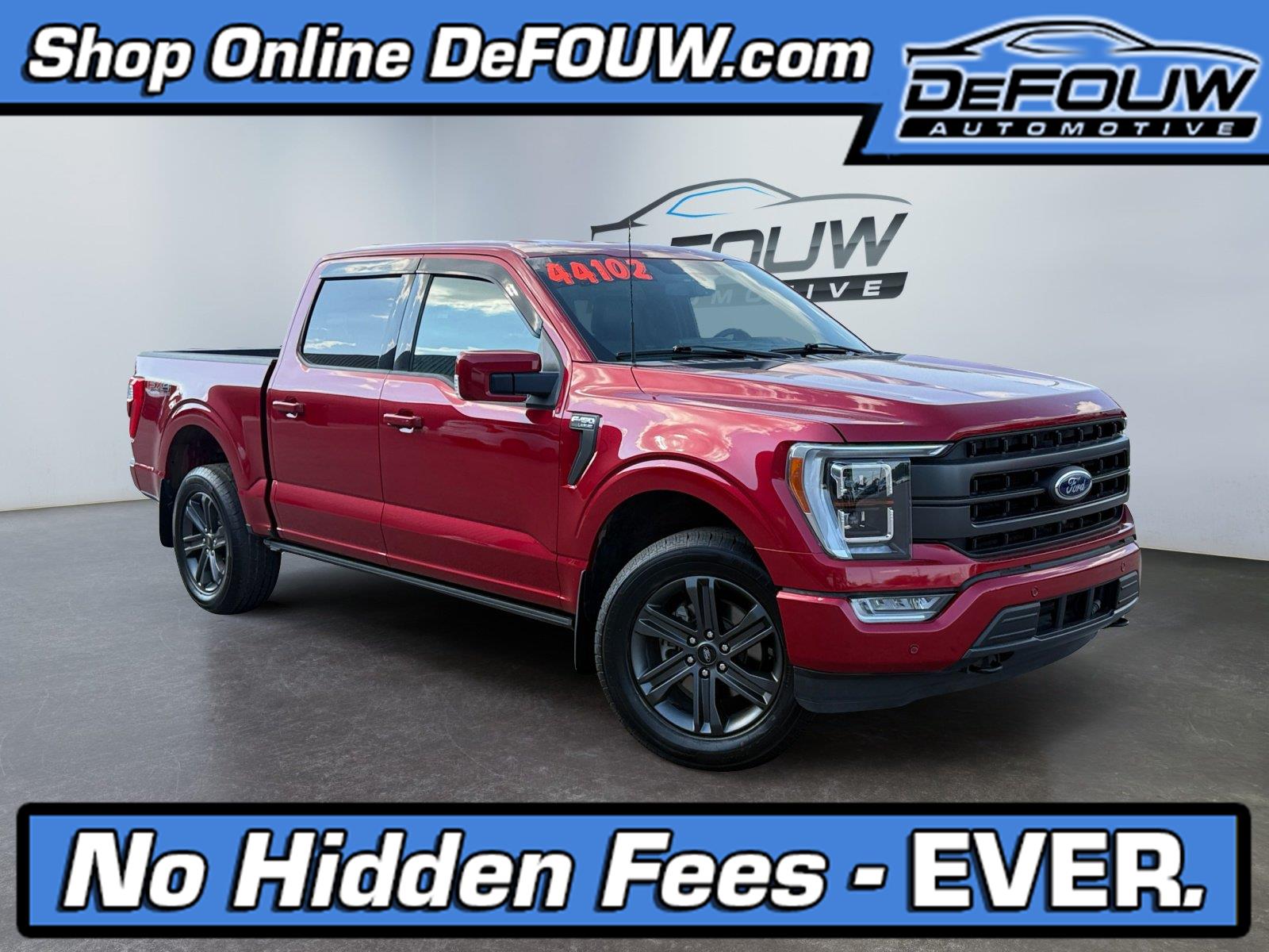 Rapid Red Metallic Tinted Clearcoat 2023 Ford F-150 Pickup Truck Four-Wheel Drive Automatic
