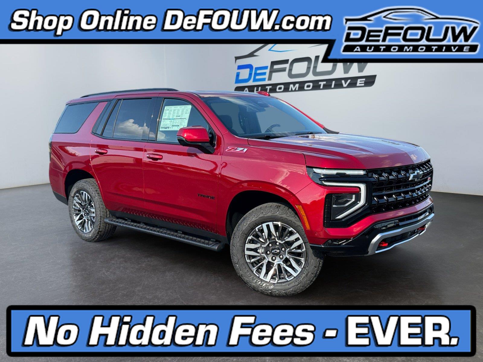 Radiant Red Tintcoat 2026 Chevrolet Tahoe SUV / Crossover Four-Wheel Drive Automatic