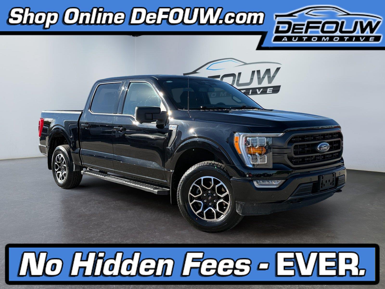 Agate Black Metallic 2023 Ford F-150 Pickup Truck Four-Wheel Drive Automatic