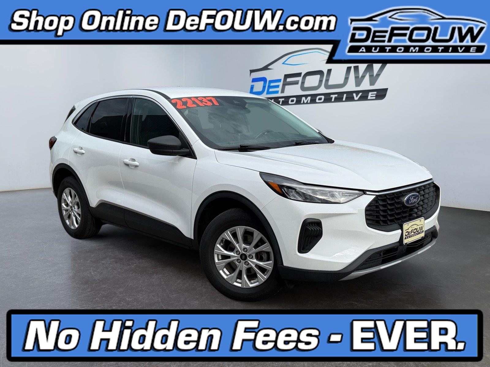 Oxford White 2023 Ford Escape SUV / Crossover All-Wheel Drive 8-Speed Automatic